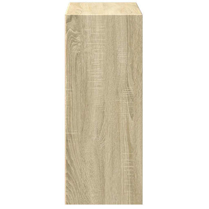 Bookcase Sonoma Oak 60x30x76,5 cm Engineered Wood