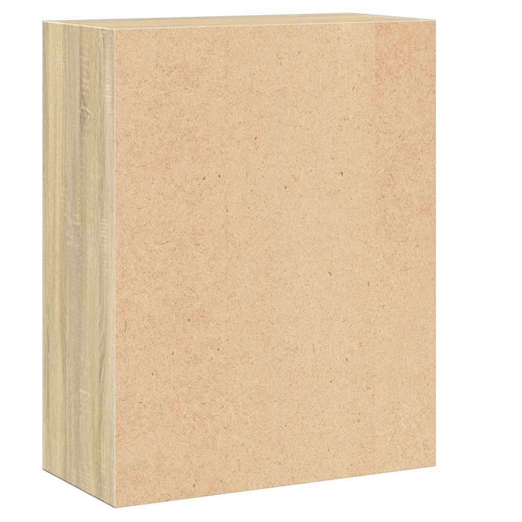 Bookcase Sonoma Oak 60x30x76,5 cm Engineered Wood