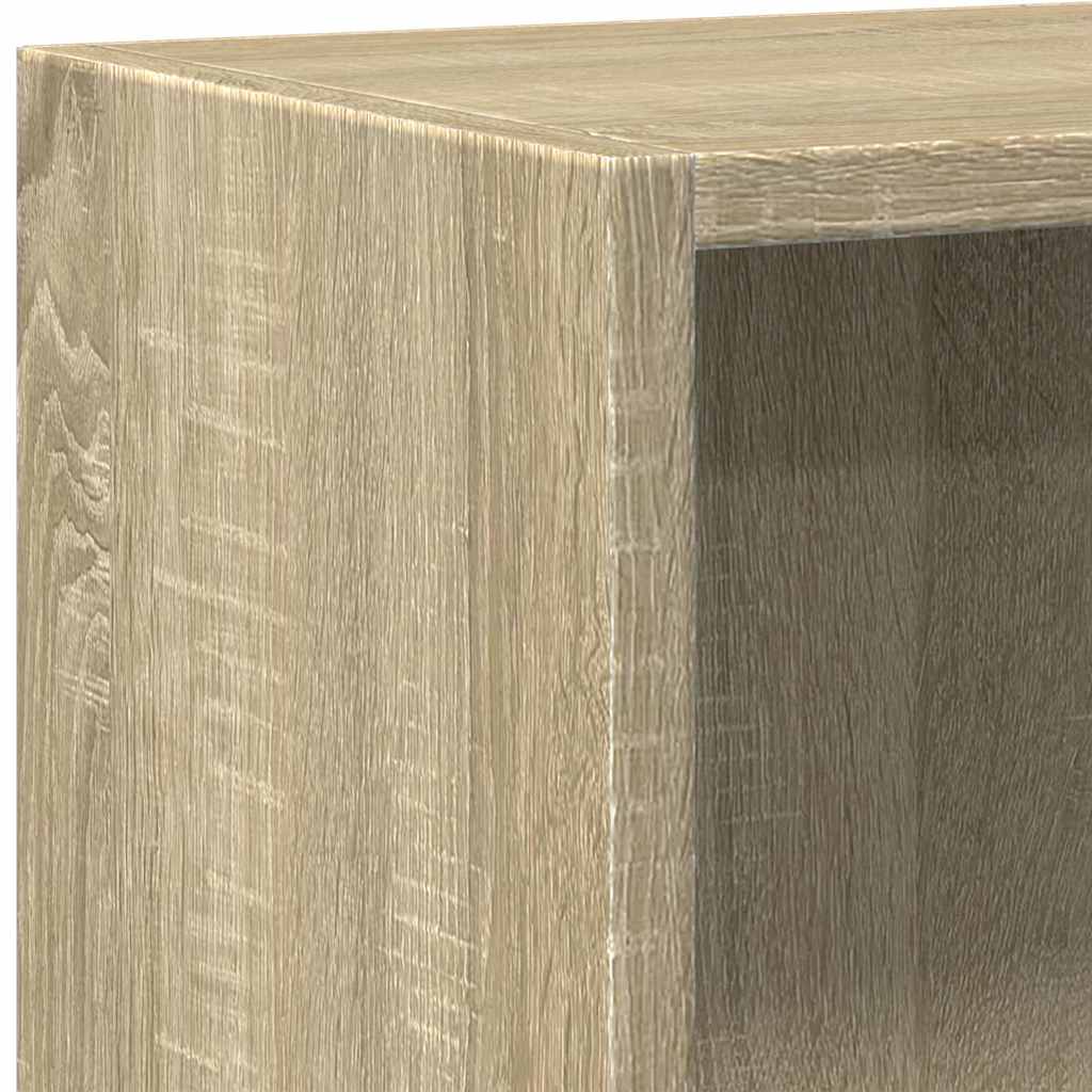 Bookcase Sonoma Oak 60x30x76,5 cm Engineered Wood