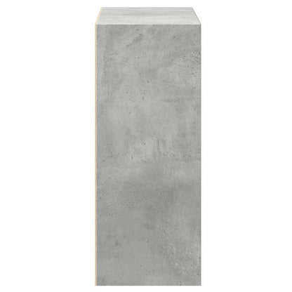 Bookcase Concrete Grey 60x30x76,5 cm Engineered Wood