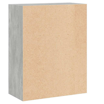 Bookcase Concrete Grey 60x30x76,5 cm Engineered Wood