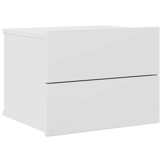 Bedside Cabinet White 40x30x30 cm Engineered Wood