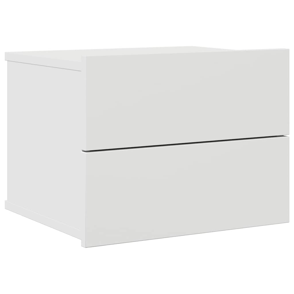 801053 vidaXL Bedside Cabinet White 40x30x30 cm Engineered Wood