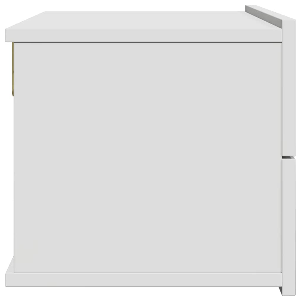 801053 vidaXL Bedside Cabinet White 40x30x30 cm Engineered Wood