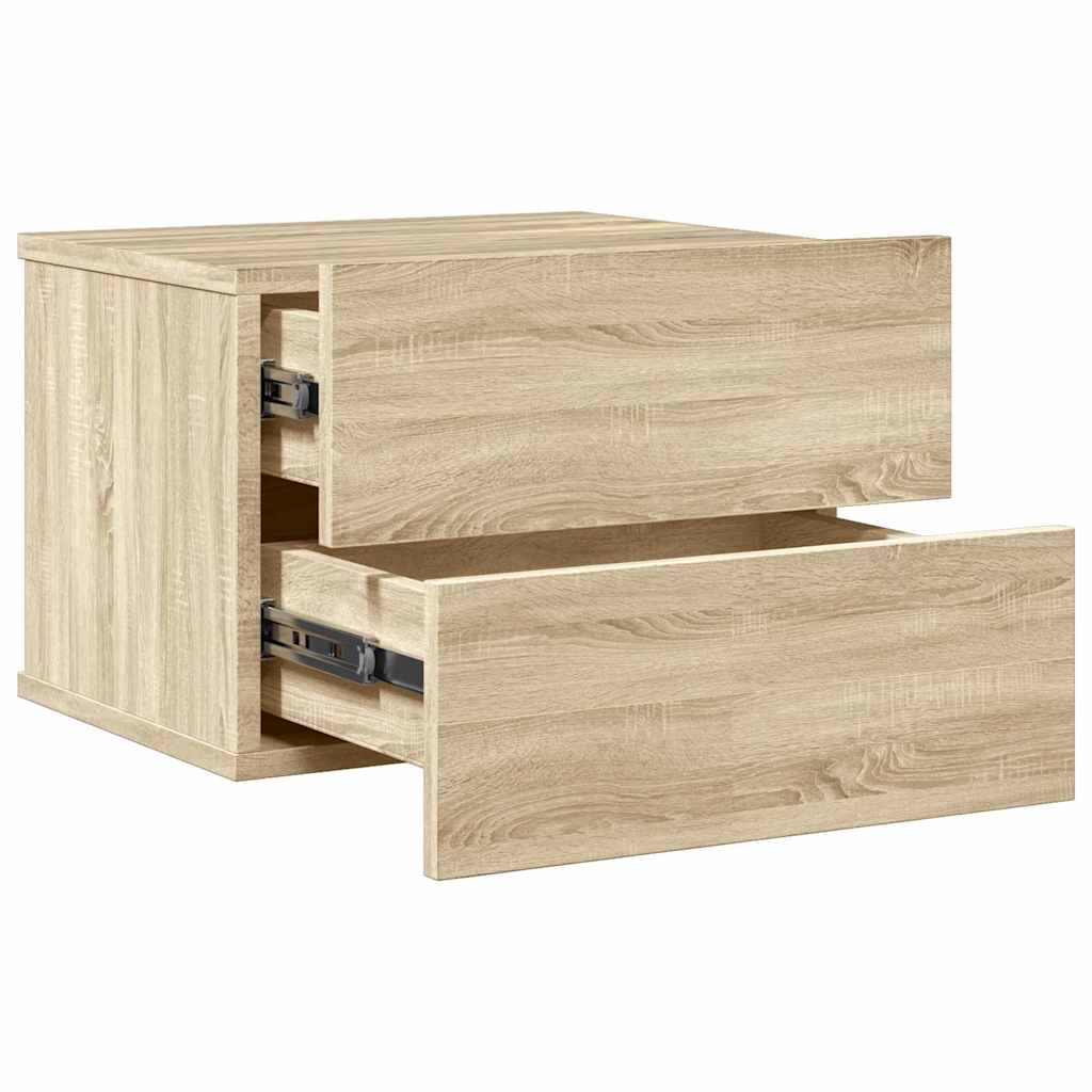 801059 vidaXL Bedside Cabinet Sonoma Oak 40x30x30 cm Engineered Wood