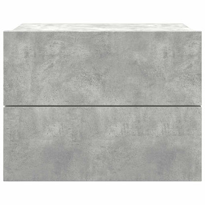 801061 vidaXL Bedside Cabinet Concrete Grey 40x30x30 cm Engineered Wood