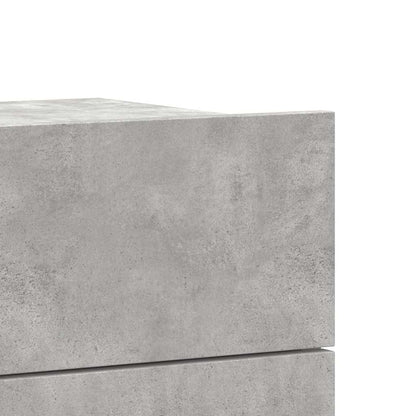 801061 vidaXL Bedside Cabinet Concrete Grey 40x30x30 cm Engineered Wood