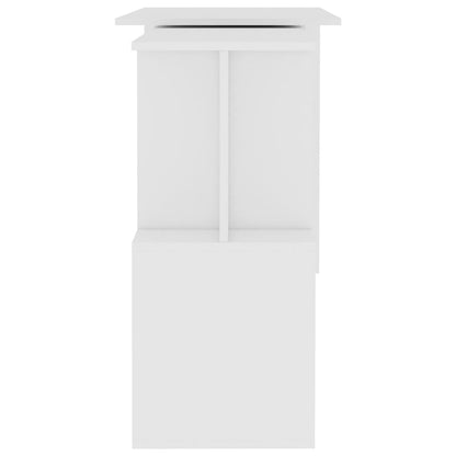 Corner Desk White 200x50x76 cm Engineered Wood