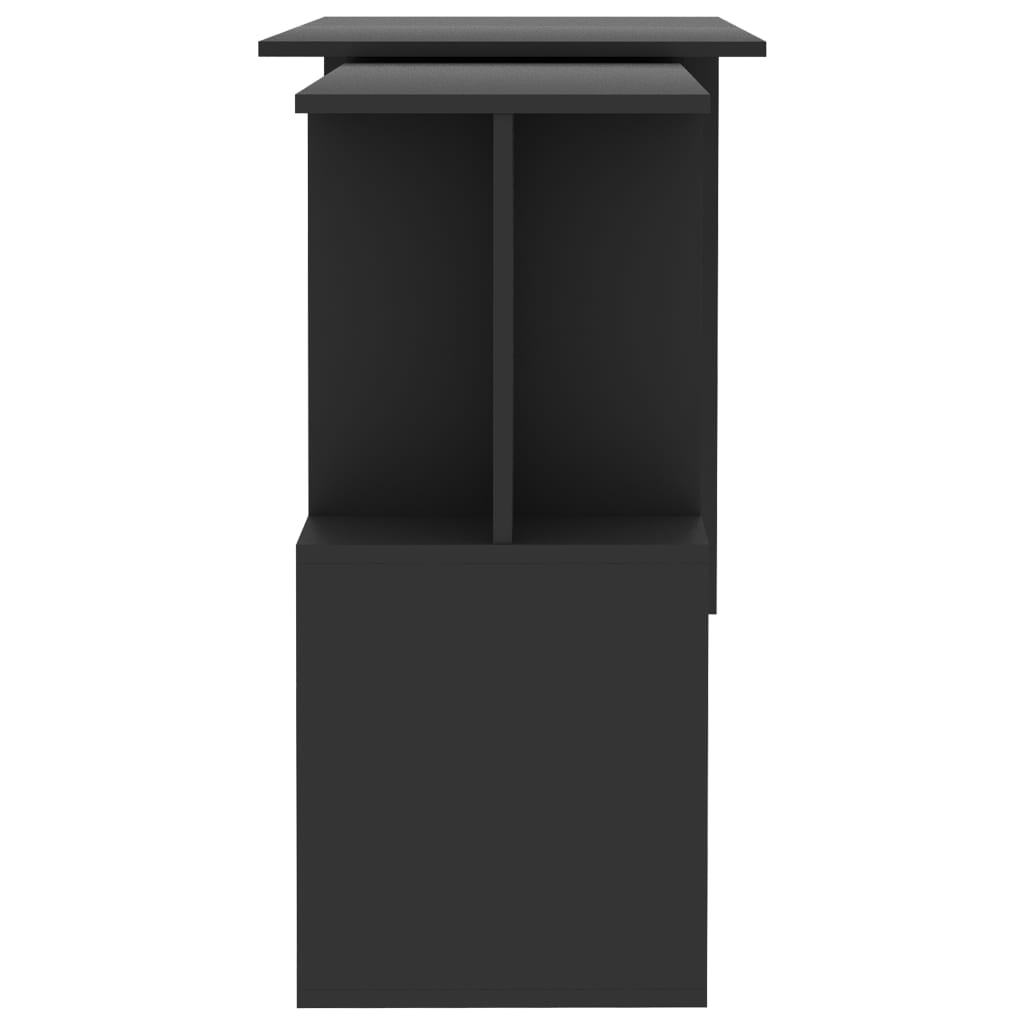 Desk | Grey | Engineered wood | Medium | Rotatable | Desk | Rectangular