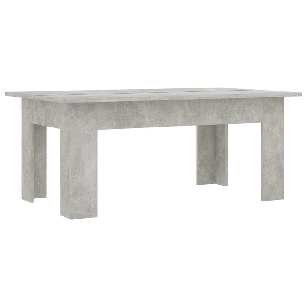 801183 vidaXL Coffee Table Concrete Grey 100x60x42 cm Engineered Wood
