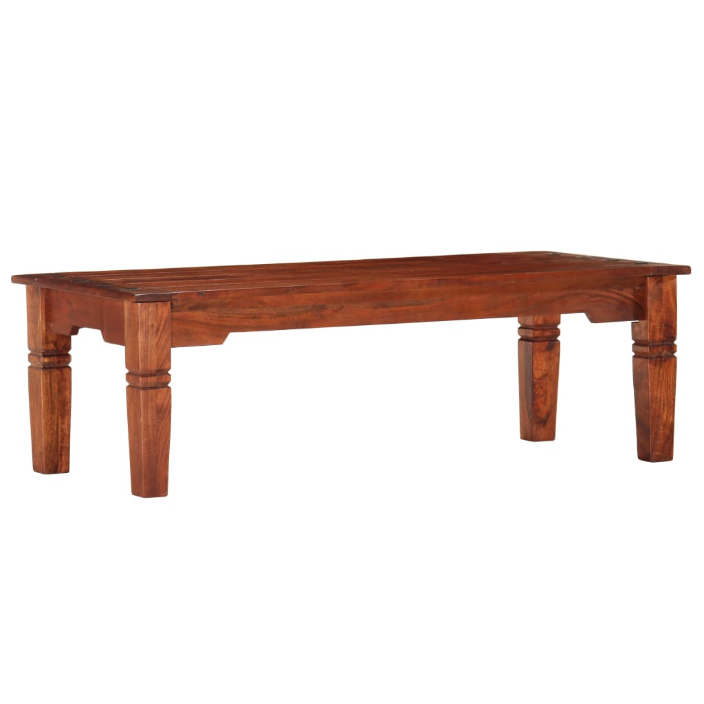Coffee Table 110x50x35 cm Solid Acacia Wood