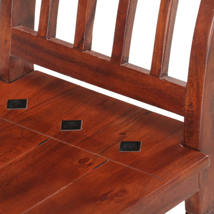 Bench 111 cm Solid Acacia Wood