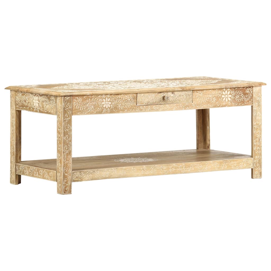 Coffee Table | Brown | Solid mango wood | 110x50x45 cm | Coffee Table