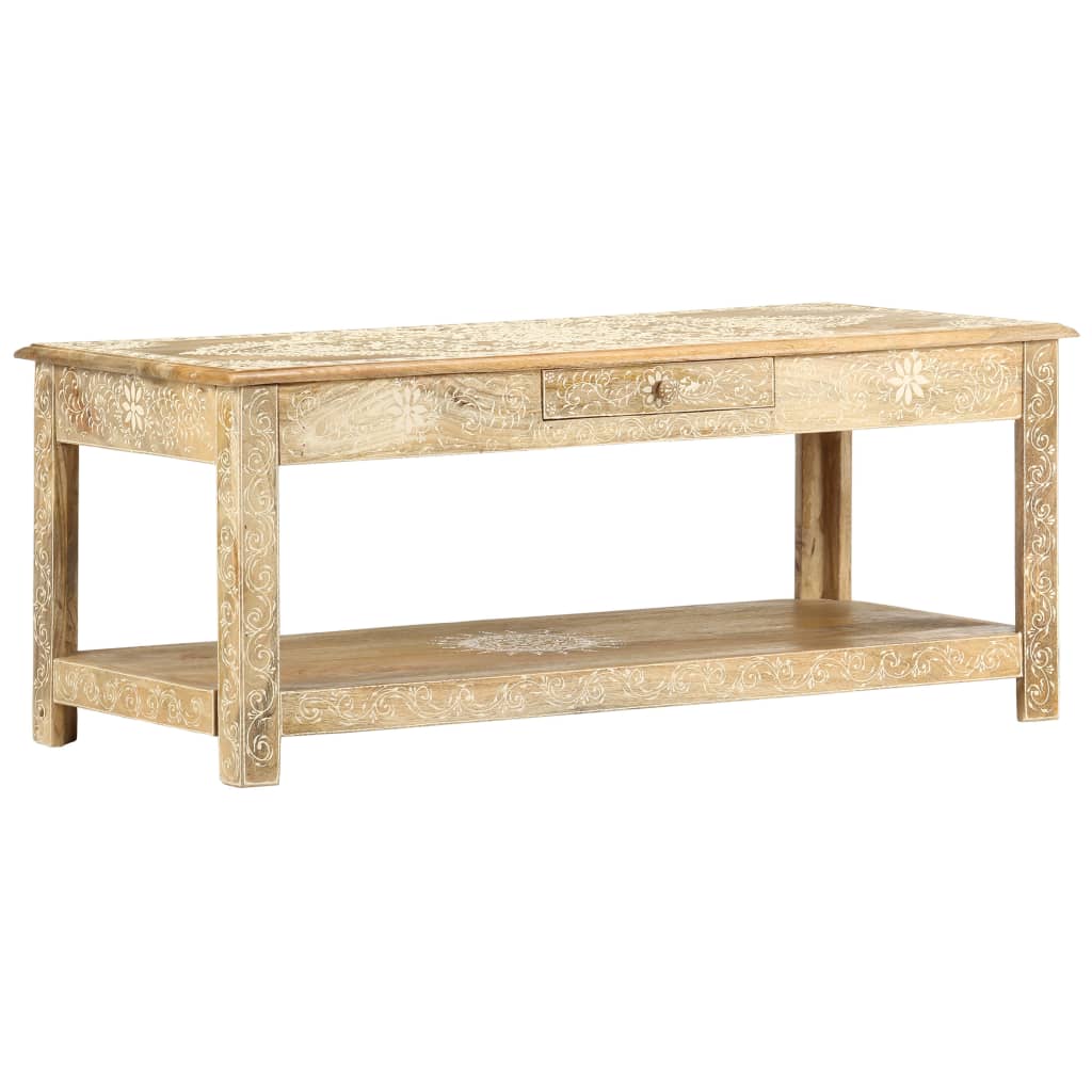 Coffee Table | Brown | Solid mango wood | 110x50x45 cm | Coffee Table