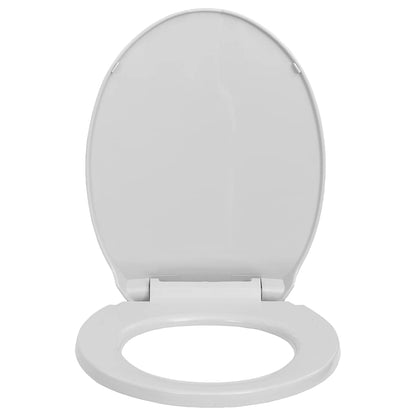 Soft-Close Toilet Seat Light Grey Oval