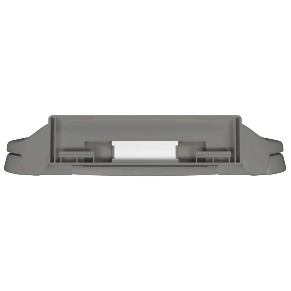 Soft-Close Toilet Seat Grey Oval