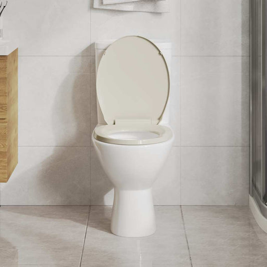 Soft-Close Toilet Seat Apricot Oval
