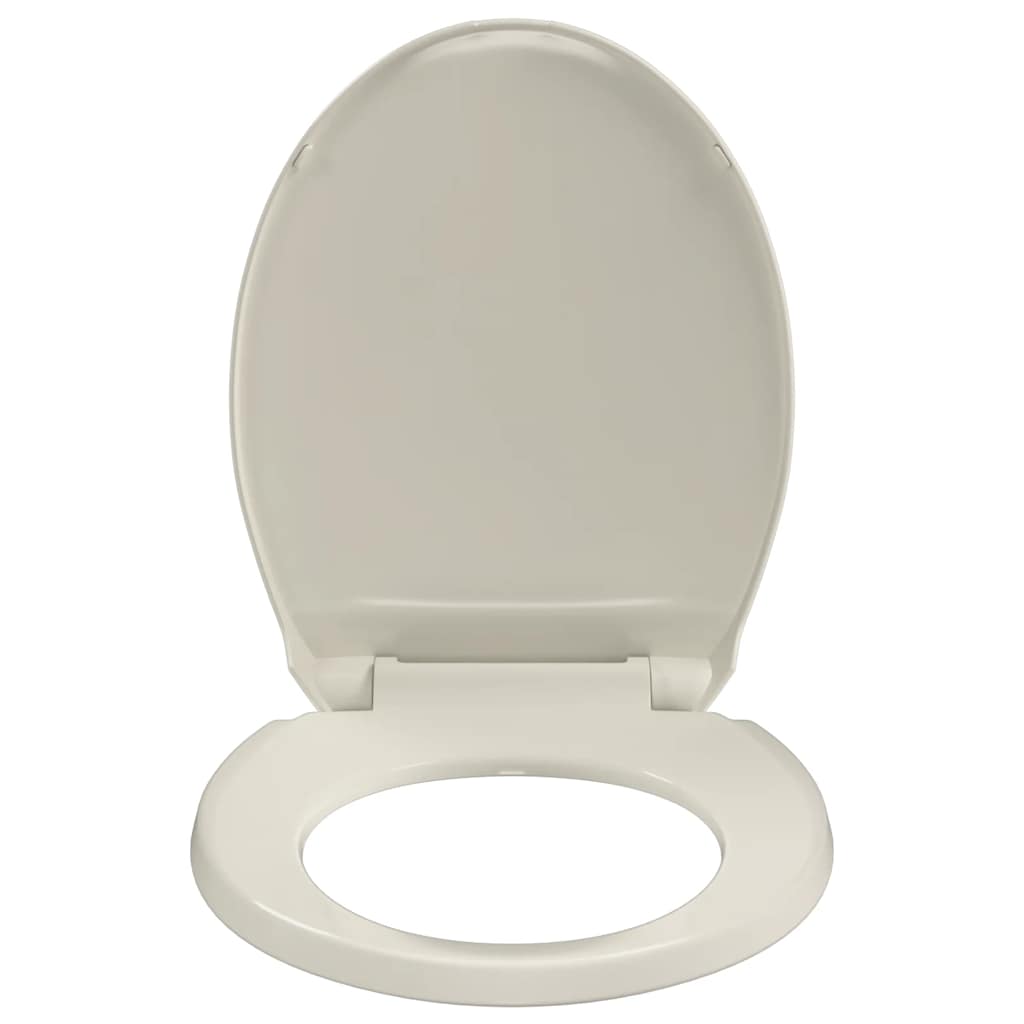 Soft-Close Toilet Seat Apricot Oval