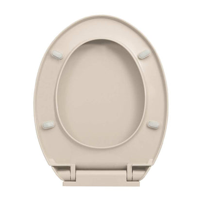 Soft-Close Toilet Seat Apricot Oval