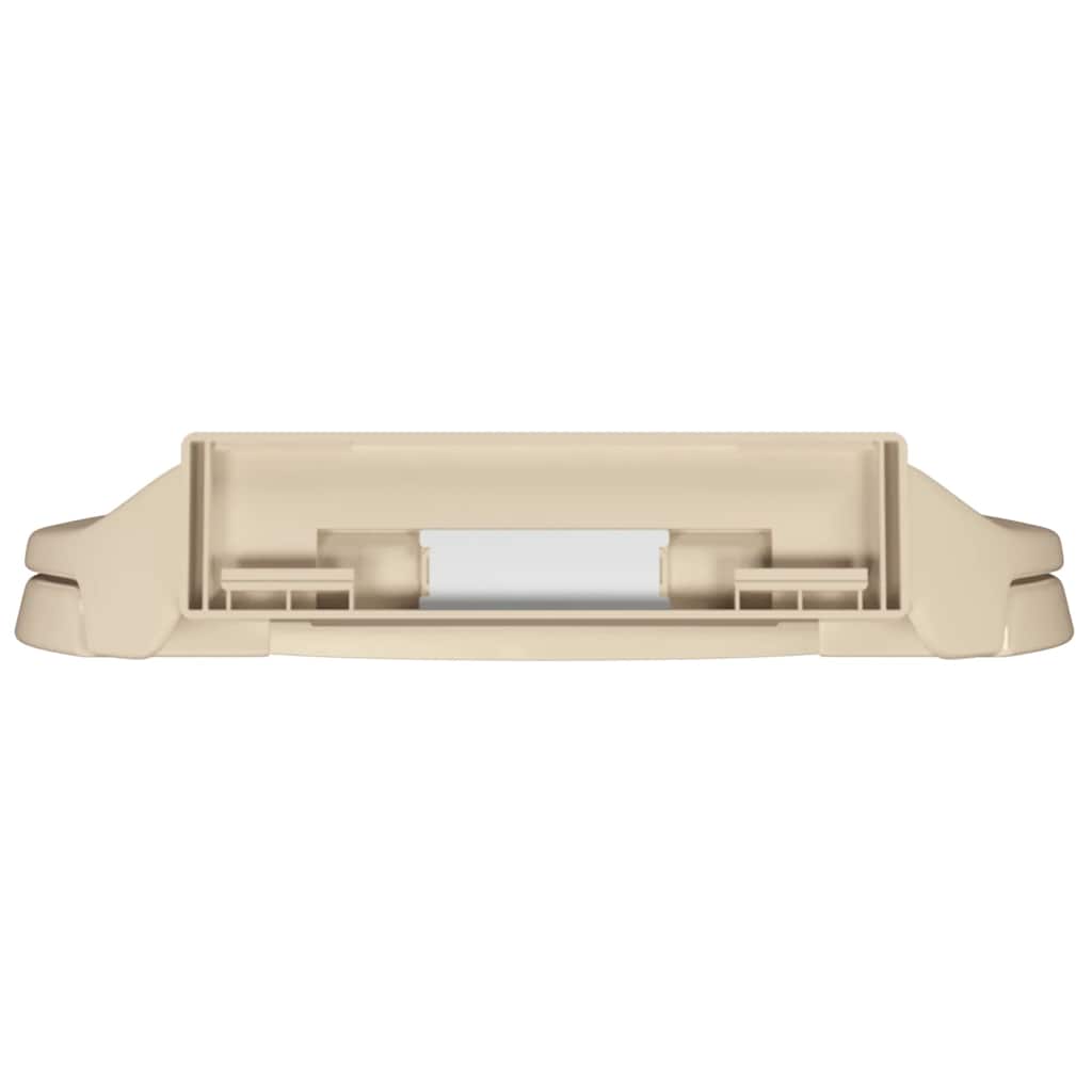 Soft-Close Toilet Seat Beige Oval