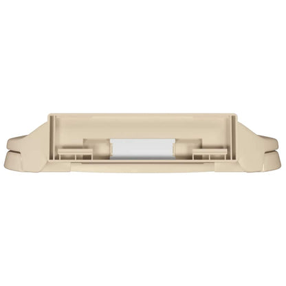 Soft-Close Toilet Seat Beige Oval