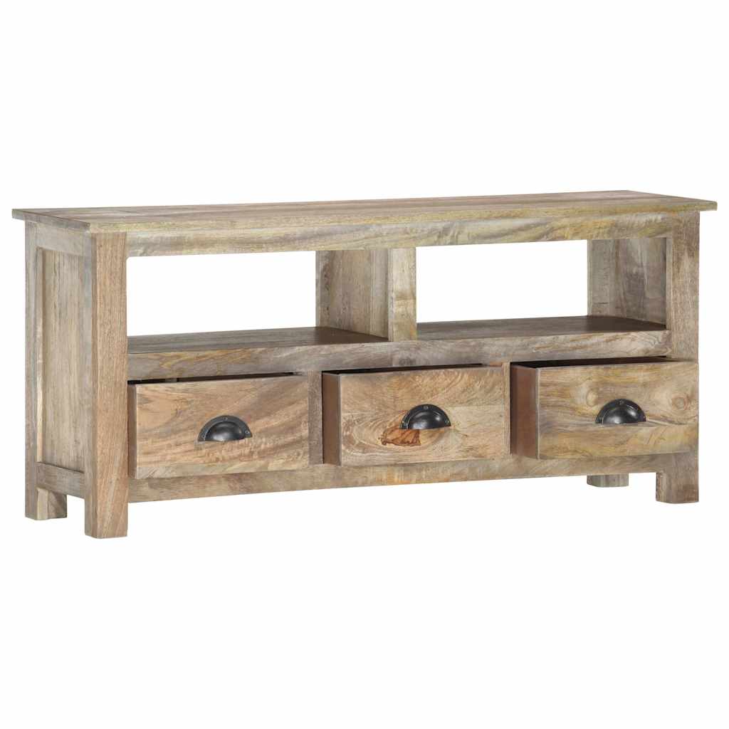 286384 vidaXL TV Cabinet 110x30x50 cm Solid Mango Wood