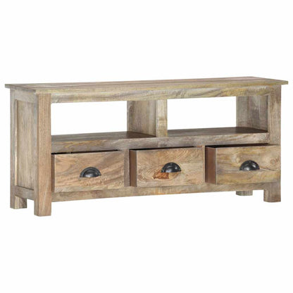286384 vidaXL TV Cabinet 110x30x50 cm Solid Mango Wood