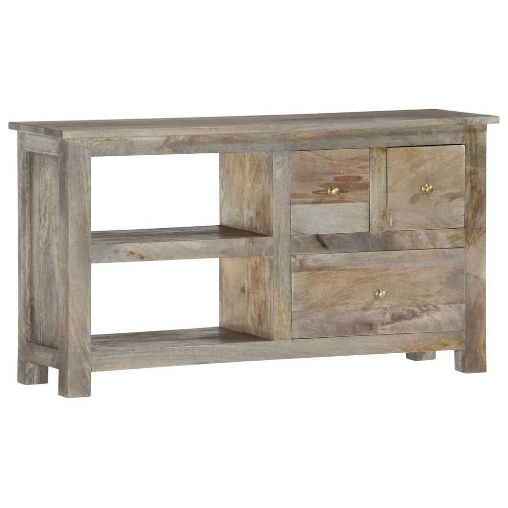 286385 vidaXL TV Cabinet 100x30x55 cm Solid Mango Wood