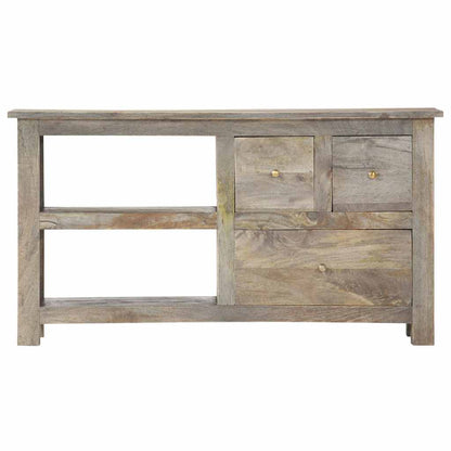 286385 vidaXL TV Cabinet 100x30x55 cm Solid Mango Wood