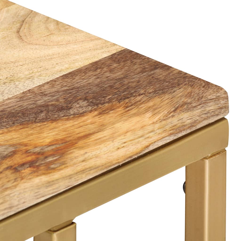 Side Table 35x45x65 cm Solid Mango Wood