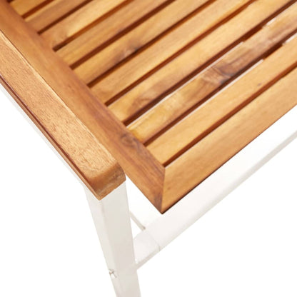 Garden Chair | Set of 2 | Teak Look | Solid Acacia Wood with oil finish