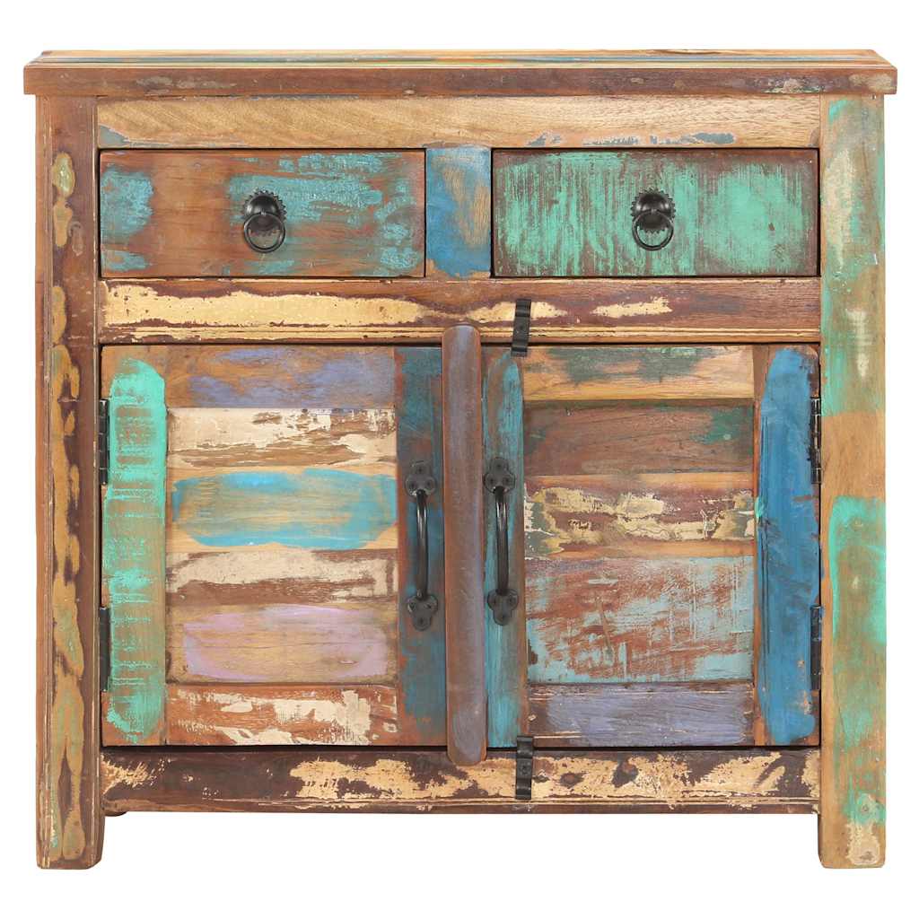 287490 vidaXL Sideboard 70x35x65 cm Solid Reclaimed Wood