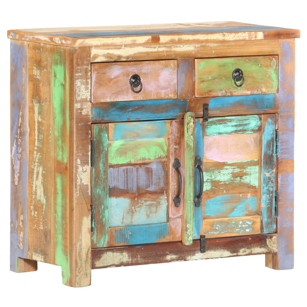 287490 vidaXL Sideboard 70x35x65 cm Solid Reclaimed Wood