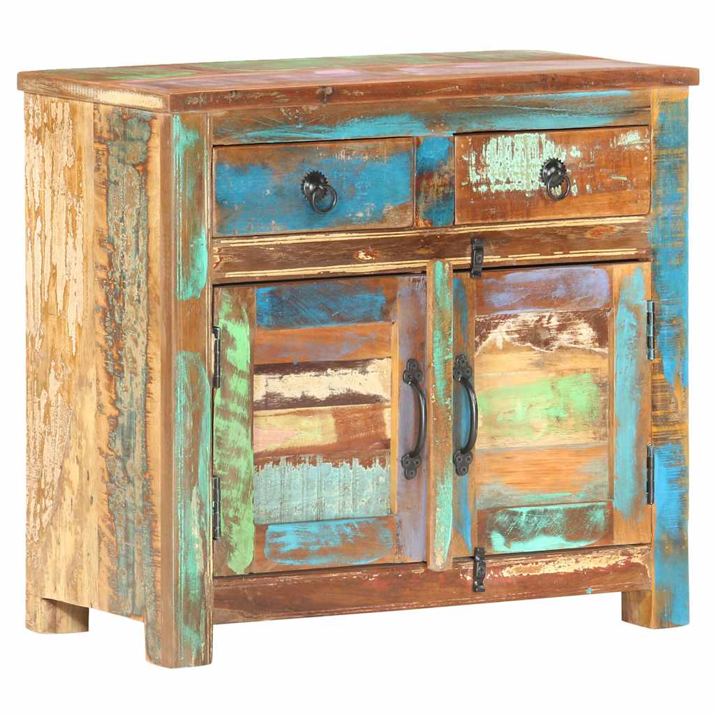 287490 vidaXL Sideboard 70x35x65 cm Solid Reclaimed Wood
