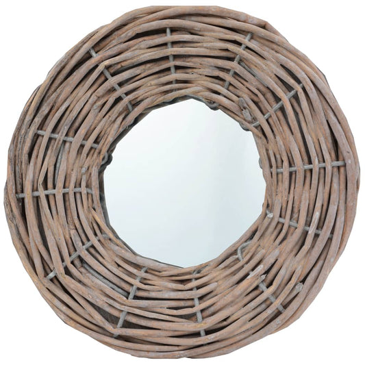 Mirrors 3 pcs 15 cm Wicker