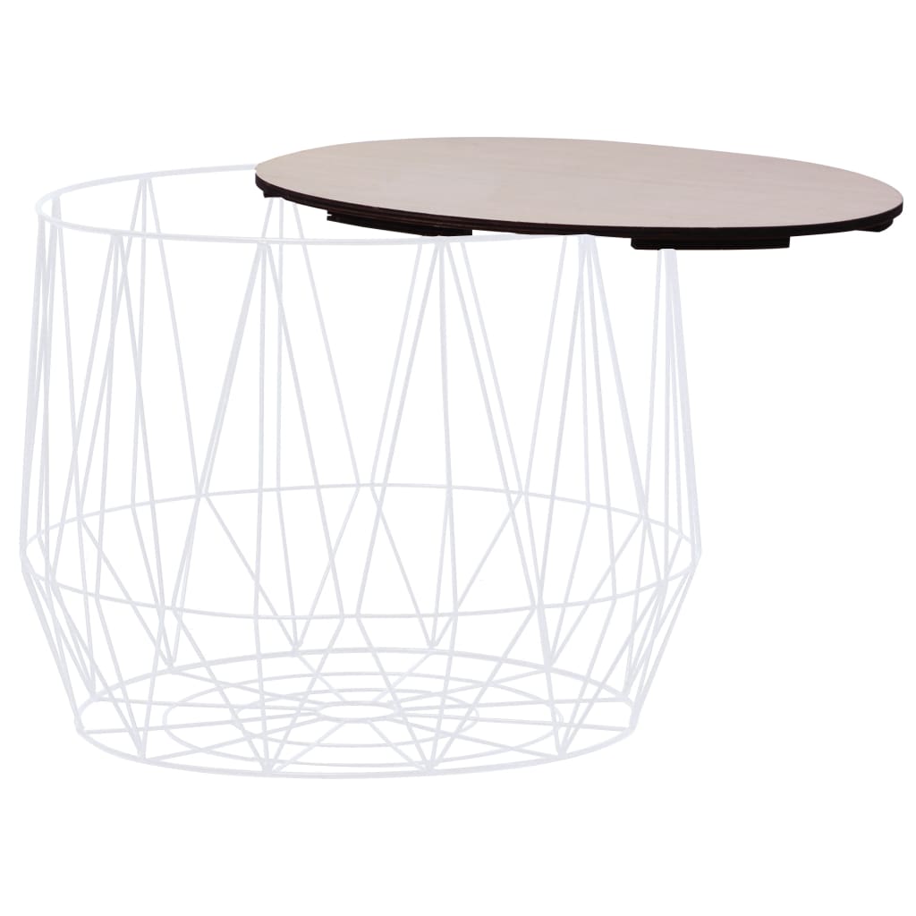 Coffee Table 2 pcs White