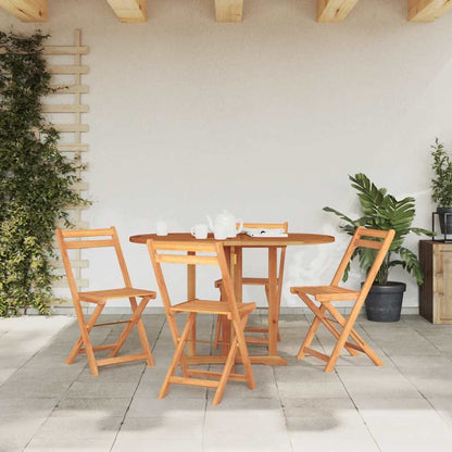 Dining Table | Natural Teak | Solid Teak Wood | 120 x 70 x 75 cm