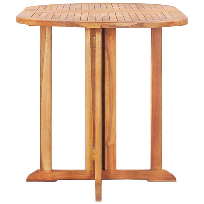 Dining Table | Natural Teak | Solid Teak Wood | 120 x 70 x 75 cm