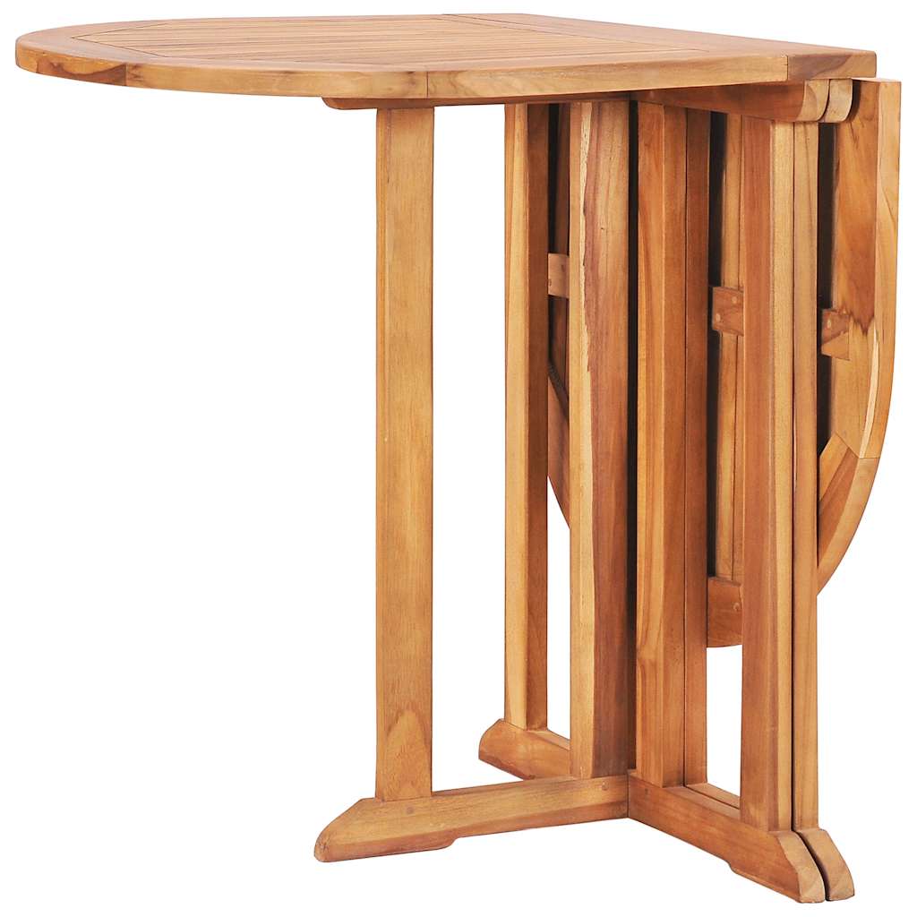 Dining Table | Natural Teak | Solid Teak Wood | 120 x 70 x 75 cm