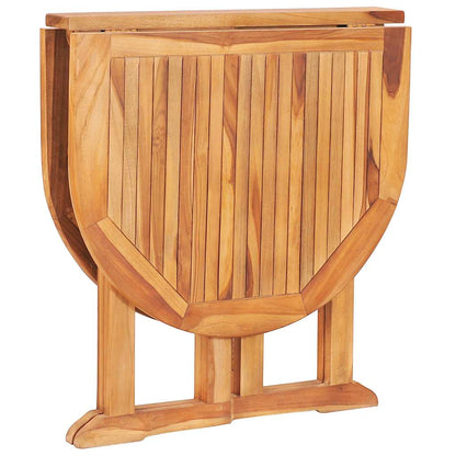 Dining Table | Natural Teak | Solid Teak Wood | 120 x 70 x 75 cm
