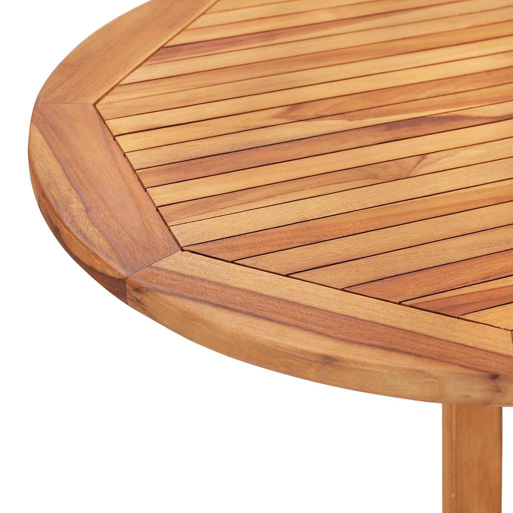 Dining Table | Natural Teak | Solid Teak Wood | 120 x 70 x 75 cm