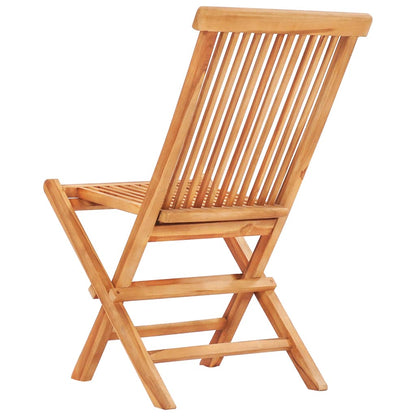 Outdoor Dining Set | Natural Teak | Solid Teak Wood | 5 Piece Set