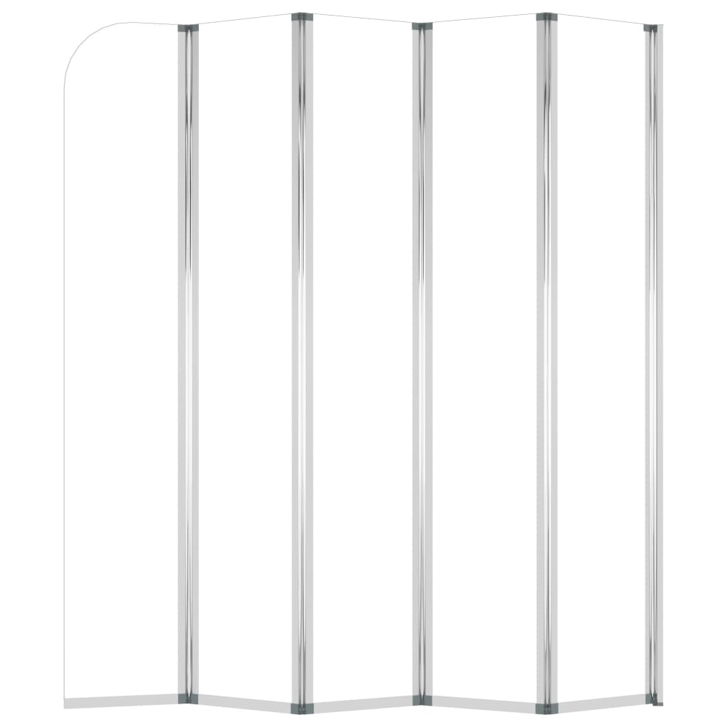 Bath Enclosure 120x140 cm Tempered Glass Transparent