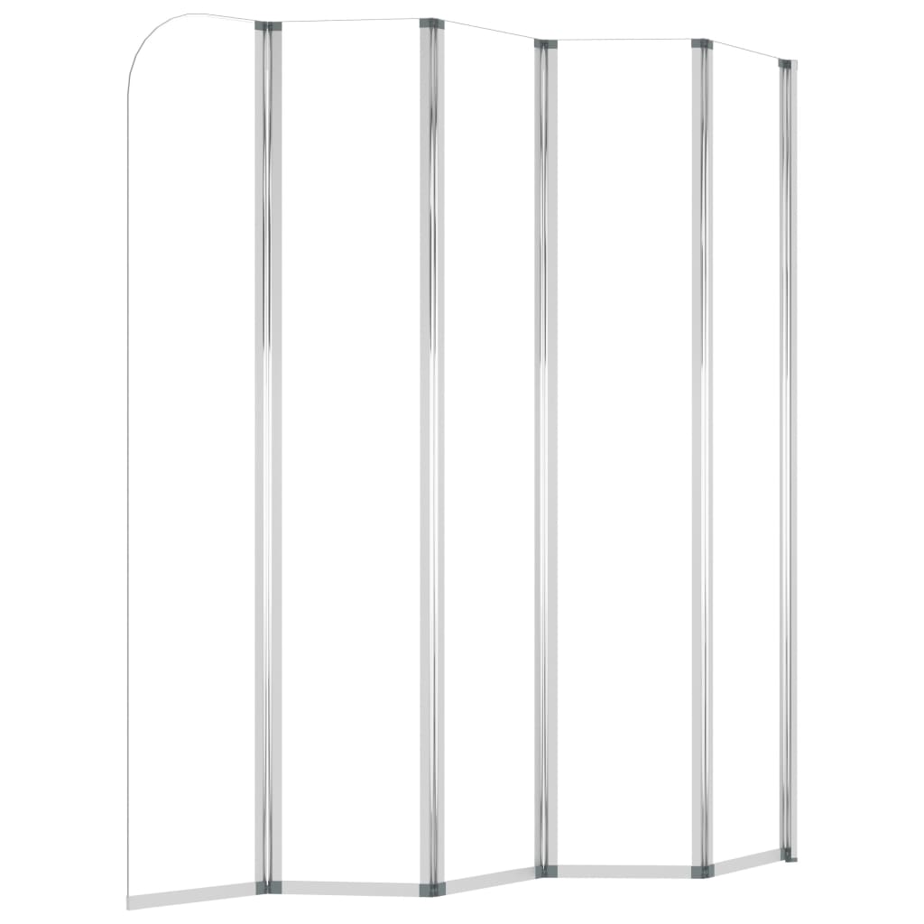 Bath Enclosure 120x140 cm Tempered Glass Transparent