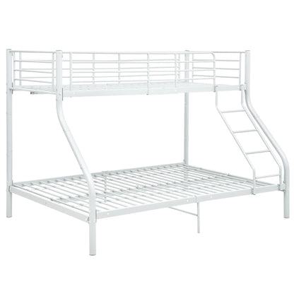 Bunk Bed | White | Powder-Coated Metal | 90x200 cm / 140x200 cm