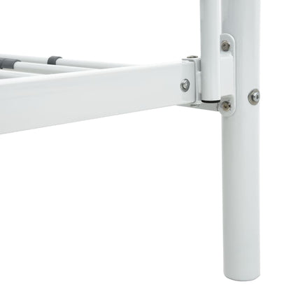 Bunk Bed | White | Powder-Coated Metal | 90x200 cm / 140x200 cm