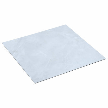Flooring Planks 55 pcs White 5.11 m² PVC