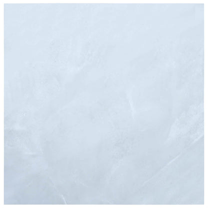 Flooring Planks 55 pcs White 5.11 m² PVC
