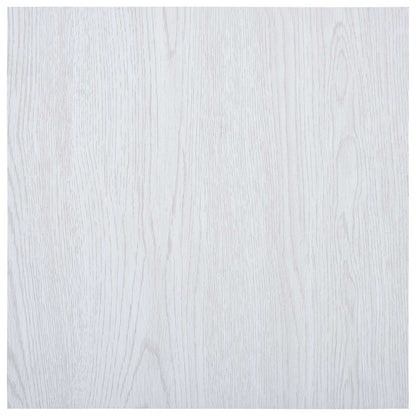 Flooring Planks 5.11 m² 55 pcs PVC White Wood