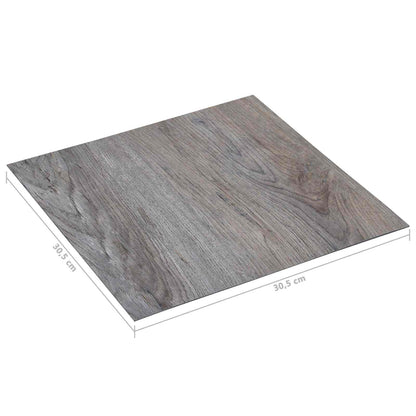 Flooring Planks 55 pcs Light Brown 5.11 m² PVC